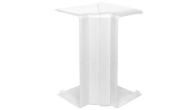 Pokrywa Narożna Wewnętrzna 160X65mm Kremowo-Biała 82-98 Stopni Pk160x65d 8485