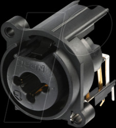 RCJ6FA-H-0 XLR receptacle 3-pin combined with 6.35mm stereo jack socket