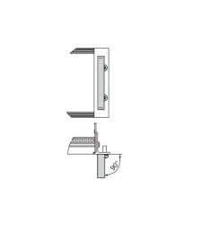 Prowadnica Uchwyt przedni nVent SCHROFF 4U do: Podstawy