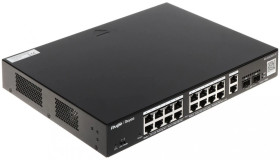 Switch PoE Rack 19” RG-ES220GS-P 18xGE 16xGigabit PoE 2xSFP