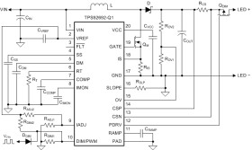 high accuracy LED controller with spread spectrum frequency modulation and internal PWM Generator