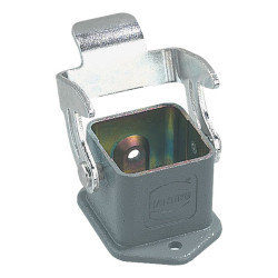 Harting 09 20 003 0301 Han&#xAE; 3 A Base Panel Housing Bulkhead Zinc Die-cast