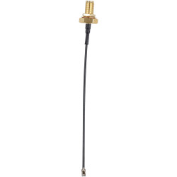 Siretta ASMGAL010XC137S11 IP67 IPEX MHF4L LK To IP67 SMA Rear 100mm 1.37 Cable