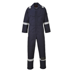 Coverall Navy Anti Static Flame Retardan