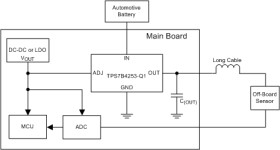 Automotive 300-mA, off-battery (40-V), adjustable voltage-tracking low-dropout voltage regulator