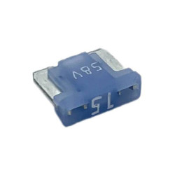HansorASM-M15 Mini blade-type fuse 15A Blue Automotive Fuse