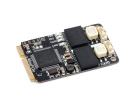Waveshare MiniPCIe interface to 2-CH CAN Card, Supports Decoding And Analyzing Function of Multiple CAN Protocols, High-performa