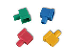 Złączka śrubowa czerwowo niebieska zielona żółta 4x2,5mm2 380V Z-1 KARLIK