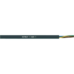 LAPP 1600186 H07R N-F Black Cable 2 x 4mm&#xB2; No Earth