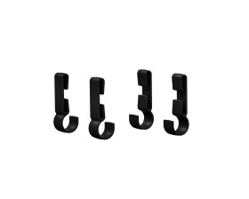 Zapięcie do kasku, Czarny