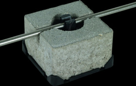 253015 Flat roof holder, roof cable holder