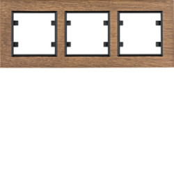 Lumina passion Ramka 3-krotna pozioma antyczny dąb WL9236