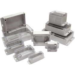 Gainta G265CMF Universal Enclosure PC Light Grey/Clear, 1 pc