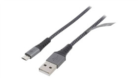Usb-Micro-Txt/2.0 Kabel Usb 2.0 Usb A Wtyk, Usb B Micro Wtyk 2M 480Mbps
