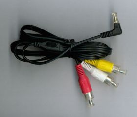 KABEL JACK WTYK 2,5mm (4-POLOWY) - 3X RCA WTYK 110CM (KABJ254P-3R-110)