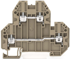Blok zacisków przelotowych RS PRO poziomy: Podwójny 30 → 12AWGŚruba 20 (CSA) A, 20 (UL) A, 32 (IEC) A 1 kV