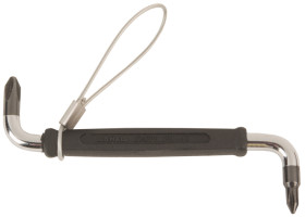 Wkrętak kątowy rozmiar końcówki: PH1, PH2 Phillips Bahco długość ostrza: 20 mm Wkrętak kątowy