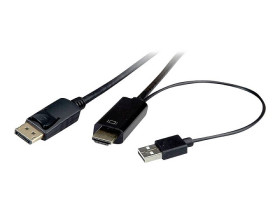 kabel HDMI, DisplayPort, USB