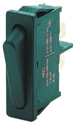 Przełącznik kołyskowy Wł.-wył. Nie 6 A SPST Czarny IP40 Marquardt