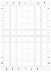 Etykiety samoprzylepne do druku laserowego 22x22 mm 10 arkuszy A4 700 etykiety białe na obudowy SIRIUS ACT 3SU1900-0BM61-0AA0