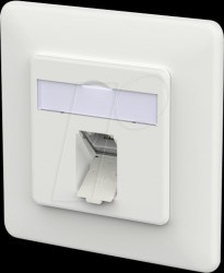 130D371027-I E-DAT Modul Cat.6a IDC 1 Port UP traffic white