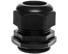 Dławnica kablowa poliamidowa PG36 IP68 DP 36/H BK czarna E03DK-01030300701