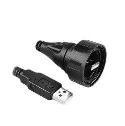 Kabel USB Złącze A USB A Złącze B USB A dł. 2m Przewód USB USB 2.0 kolor: Czarny