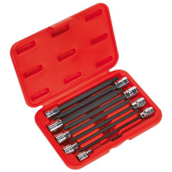 Sealey AK62261 TRX-Star Socket Bit Set 9pc 3/8&quot;Sq Drive 150mm