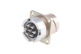 Złącze wielostykowe przemysłowe 7-pinowe, panelowe Gniazdo Souriau Sunbank by Eaton