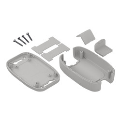 Obudowa ogólnego użytku ABS szerokość zew. 70mm długość zew. 110mm wys. zew. 33mm RS PRO Jasnoszary