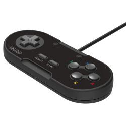 Retro-Bit Legacy16 Wired USB Controller - Onyx [Discontinued]