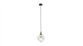 Lampa Wisząca Loftowa 1Xe27 Ruben Gold