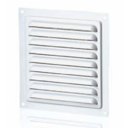 Osłona wentylacyjna ze stali 125x125mm malowana proszkowo brązowa WM125BR