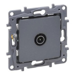 Niloe Selection Gniazdo tv 9.5 męskie końcowe do instalacji typu gwiazda 1db stal 762351