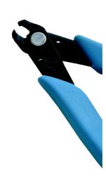 XURON 635 cążki, czołowa obcinarka wyprowadzeń na płytce drukowanejDrut do Ø 0,8mm (20AWG)