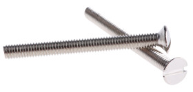 Śruby maszynowe M3 łeb z łbem stożkowym Mosiądz długość 30.0mm skok 0.50mm