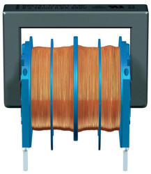 Dławik sieciowy 3,3 mH 1.8A Promieniowe -30 → +50% Wtyczka PC 140mΩ Rdc rdzeń ferrytowy