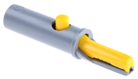 Zacisk krokodylkowy izolowany, 6mm, 6A, Hirschmann Test & Measurement