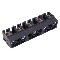 5-Way 10.00mm PCB Terminal Block Grey 20A 300V