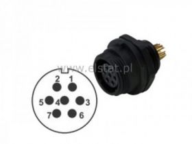 Złącze przemysłowe SP1312/S7 GN do obud. 7P 4A