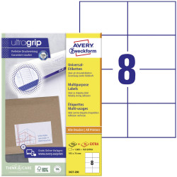 Avery-Zweckform 3427-200 All-purpose labels 105x74mm White Permanent 1760 pcs