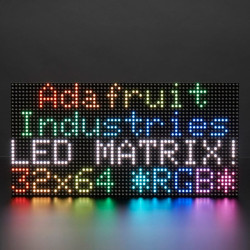 64x32 RGB LED Matrix - 5mm pitch