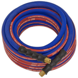 Sealey AH10R Air Hose 10m x &#xD8;8mm with 1/4&quot;BSP Unions Extra-Heavy-Duty