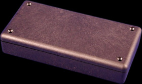 ABS enclosure, (L x W x H) 130 x 65 x 25 mm, black (RAL 9005), IP54, 1599RFIBBK