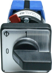 Cam switch, rotary actuator, 2 pole, 10 A, 440 V, front mounting, CG4-1.A291.FS2