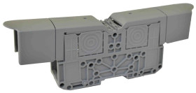 Złączka śrubowa, skręcana z końcówką oczkową MRK 150mm2 szara, T0-2422-1030088