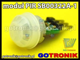 Moduł PIR czujnik detektor ruchu SB00322A-1