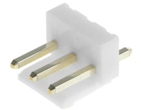 Listwa stykowa PCB 3-pinowe raster: 3.96 mm Prosty 1-rzędowe RS PRO Otwór przelotowy 250 V W osłonie