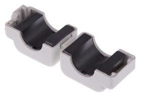 Tuleja ferrytowa średnica otworu 14.5mm Do montażu na ślepym nicie płaskim płytki drukowanej, wewnętrzny i zewnętrzny