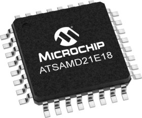 Mikrokontroler ARM Microchip ATSAMD21E18A-AZVAO SAM D21/DA1 TQFP 32-pinowy Powierzchnia ARM Cortex M0+ 256kB 32 bit 48